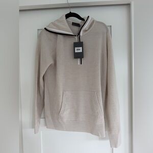 G/Fore Hooded Knit Pullover Sweater Cashmere - Beige